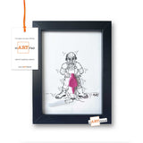 "Interdentalbürstchen" – mARTified 3D-Kunst im Rahmen