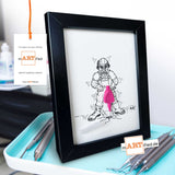 "Interdentalbürstchen" – mARTified 3D-Kunst im Rahmen