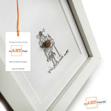 "Kaffeebohne" – mARTified 3D-Kunst im Rahmen