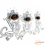 "Kaffeebohnen" – mARTified 3D-Kunst im Rahmen