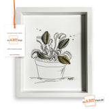 "div. Kronkorken" – mARTified 3D-Kunst im Rahmen