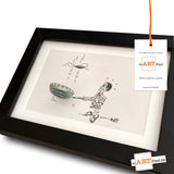 "Kronkorken" – mARTified 3D-Kunst im Rahmen