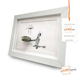 "Kronkorken" – mARTified 3D-Kunst im Rahmen