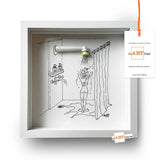 "Zahnbürstenaufsatz" – mARTified 3D-Kunst im Rahmen