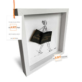 "Schokominz-Papiertütchen" - mARTified 3D-Kunst im Rahmen