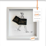 "Schokominz-Papiertütchen" - mARTified 3D-Kunst im Rahmen