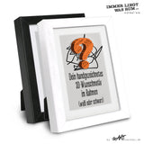 ILWR "nach Wunsch", handgezeichnete Kunst im Rahmen (mit 3D-Objekt)