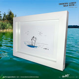 ILWR "nach Wunsch", handgezeichnete Kunst im Rahmen (mit 3D-Objekt)